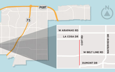 Lane Closures Expected on Southbound Coit, North and South of Belt Line