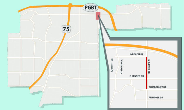 Utility Work Takes Place Near Jupiter/Renner Intersection; Lane Closures Expected