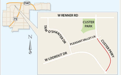 Traffic Pattern Shift Scheduled to Take Place on Custer Parkway Next Week 