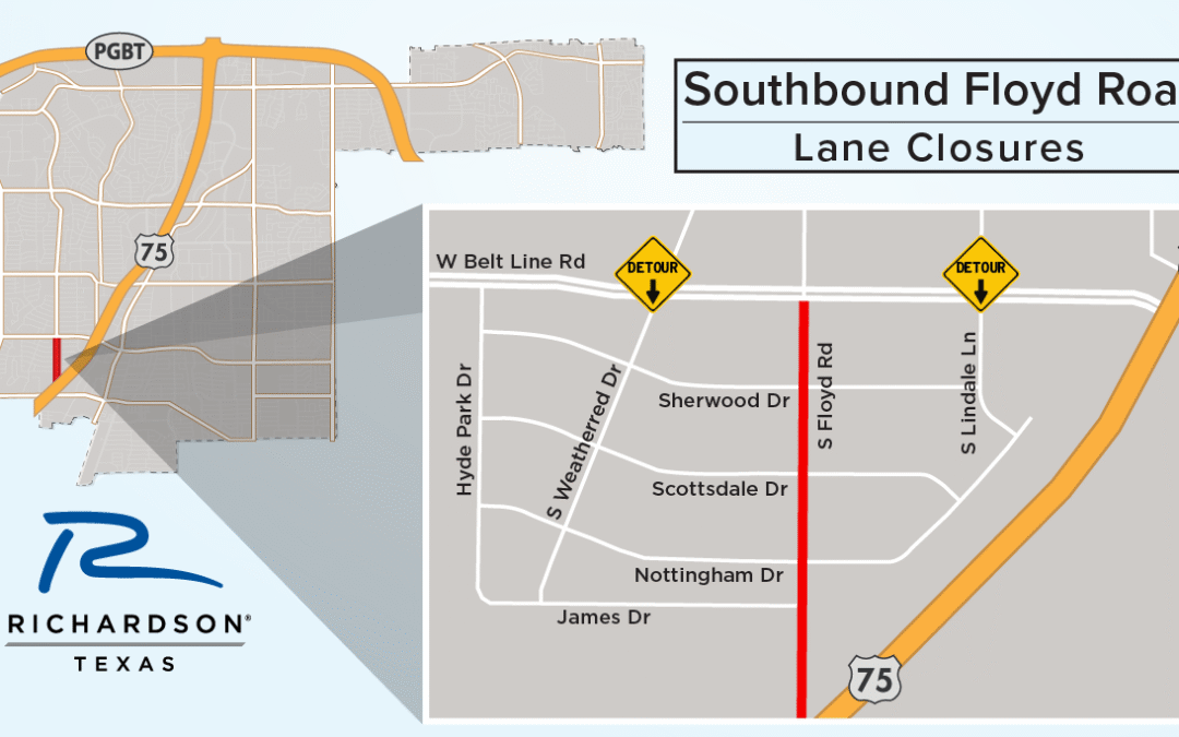 Street Rehabilitation Work to Begin Next Week on Floyd Road; Detour Planned