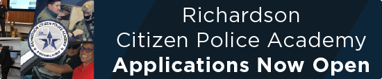 Richardson Citizen Police Academy Applications Now Open
