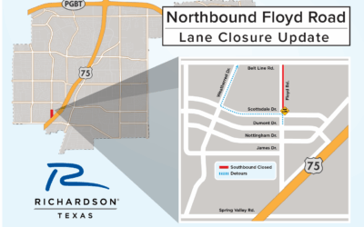 Lane Closures, Detours Expected Near Belt Line/Floyd Intersection 