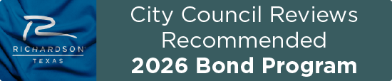 City Council Reviews Recommended 2026 Bond Program 