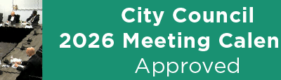 City Council 2026 Meeting Calendar Approved 