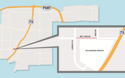 Fiber Optic Work to Affect Lanes Near Belt Line/Lindale