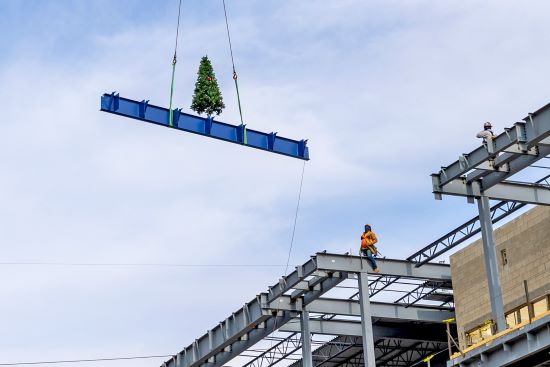 Topping Off Ceremony Marks Milestone for New City Hall Construction