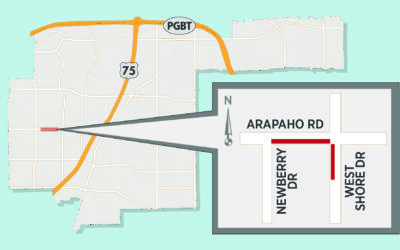 West Shore Project Utility Work to Temporarily Close Lanes, Street Section Near Arapaho/West Shore 