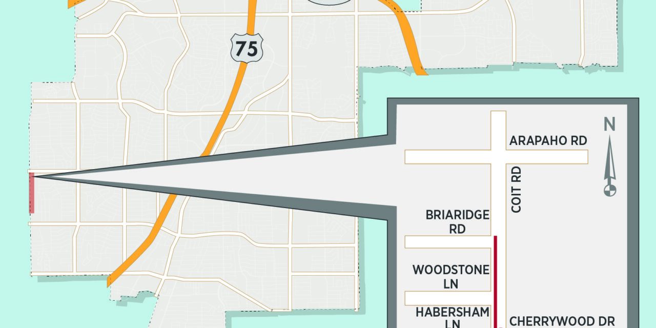 Utility Work to Close Lanes on Coit near Promenade North and South Shopping Centers 