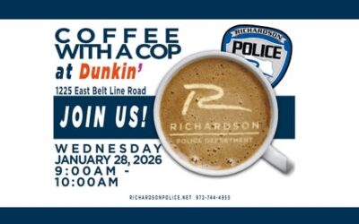 “Coffee with a Cop” Next Wednesday Morning 