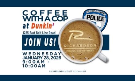 “Coffee with a Cop” Next Wednesday Morning 
