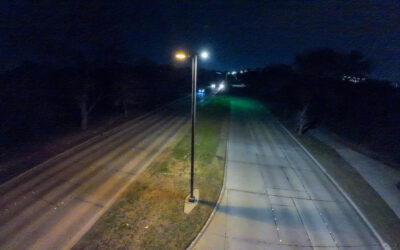 LED Streetlights Replacing High-Pressure Sodium Fixtures