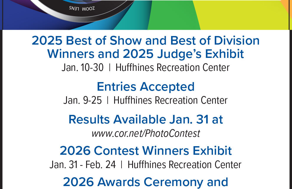 Photo Contest Winners Exhibit Begins Tomorrow  