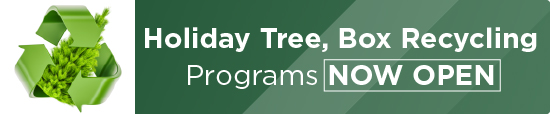Holiday Tree, Box Recycling Programs Now Open