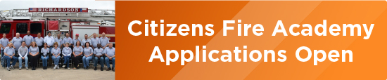 Citizens Fire Academy Applications Open 