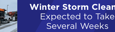 Winter Storm Cleanup Expected to Take Several Weeks 