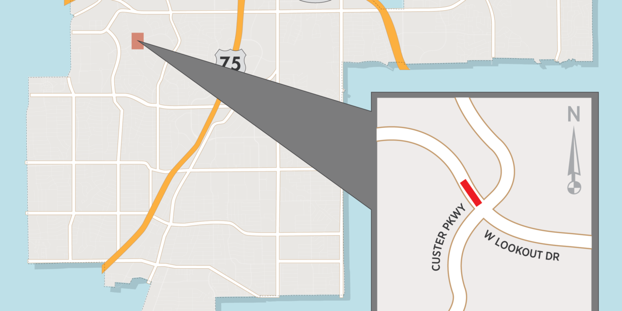 Pavement Replacement Work Begins Next Week at Lookout/Custer Intersection 