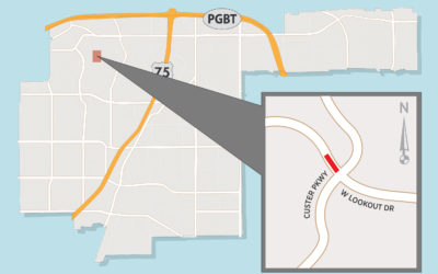 Pavement Replacement Work Begins Next Week at Lookout/Custer Intersection 