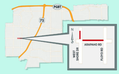 Utility Work at Arapaho/West Shore intersection Closes Lanes, Causes Detours