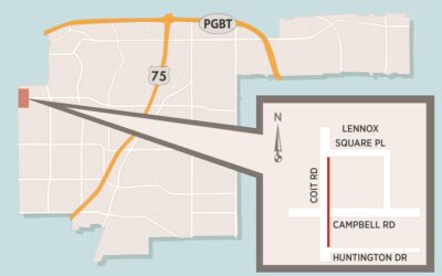 Atmos Gas Leak Repair Causes Lane Closure at, near Coit/Campbell Intersection 