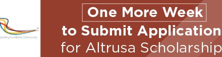 One More Week to Submit Applications for Altrusa Scholarships 