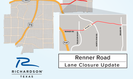 Westbound Lane Closures Expected Along Renner Beginning at North Star