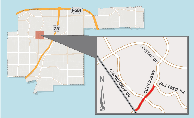 Traffic Update – Custer Parkway Reconstruction