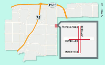 Multiple Lane Closures Expected at Campbell/Jupiter Intersection