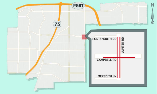 Multiple Lane Closures Expected at Campbell/Jupiter Intersection