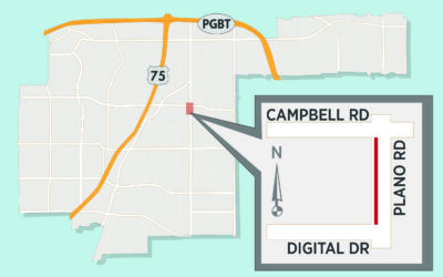 Fiber Optic Work to Close Lane South of Campbell/Plano Road Intersection