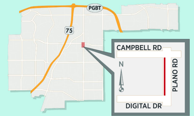 Fiber Optic Work to Close Lane South of Campbell/Plano Road Intersection