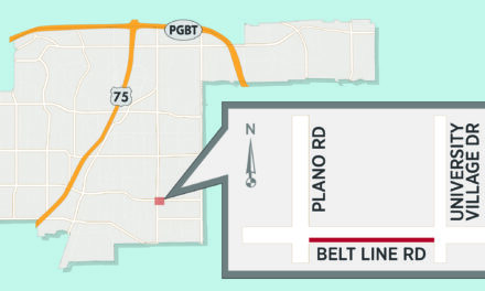 Lane Closure Expected on Belt Line East of Plano Road 