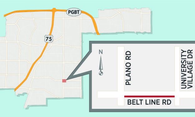 Lane Closure Expected on Belt Line East of Plano Road 