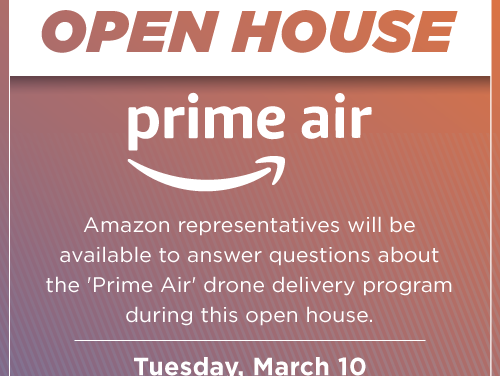 Amazon Hosts “Prime Air” Drone Delivery Open House Tuesday 