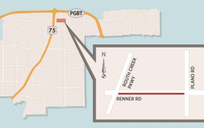 Renner Road Pavement Work Underway Near Routh Creek Parkway
