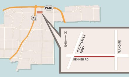 Renner Road Pavement Work Underway Near Routh Creek Parkway 