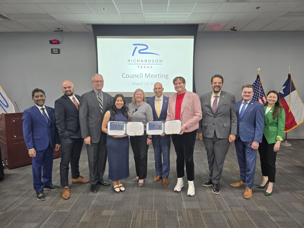 Photo of Teacher Proclamations from the March 23 Meeting