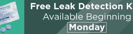 Free Leak Detection Kits Available Beginning Monday 