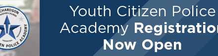 Youth Citizen Police Academy Registration Now Open