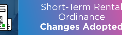 Short-Term Rental Ordinance Changes Adopted 