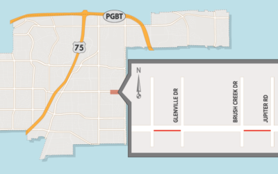 Fiber Optic Work to Close Right Lane Along Eastbound Arapaho in Two Locations