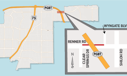 Temporary Lane Closure Expected on Renner Road Near Wyngate 