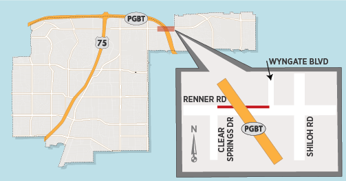 Temporary Lane Closure Expected on Renner Road Near Wyngate 