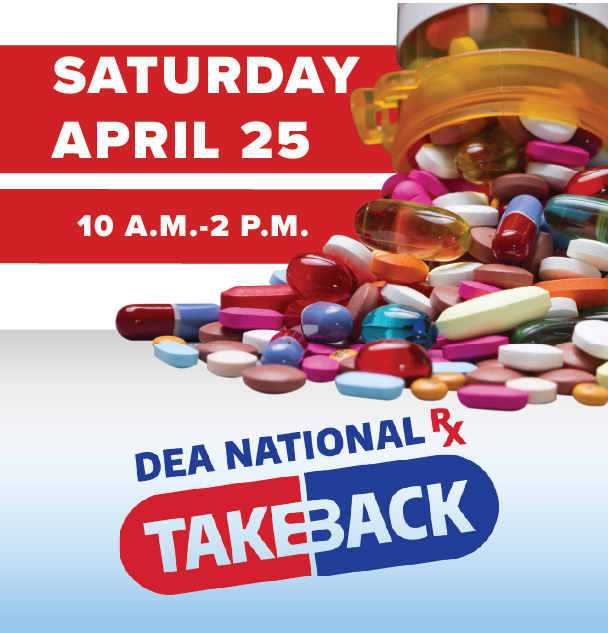 Save the Date/Save Your Medicines: Drug Takeback is Next Saturday 