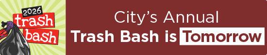 City’s Annual Trash Bash is Tomorrow