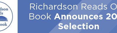 Richardson Reads One Book Announces 2026 Selection