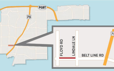 Lane Closures Expected on Belt Line Just West of US 75 as Utility Work Takes Place 