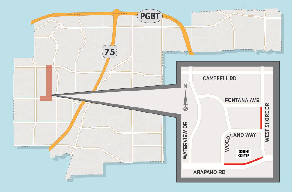 Underground Utility Work to Begin Monday on Arapaho between Woodland Way and West Shore Drive