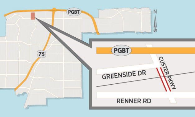 DART Silver Line Work May Close Lanes on Custer Parkway North of Renner
