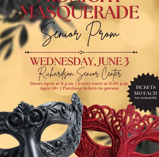 Senior Prom: “Midnight Masquerade” Next Wednesday