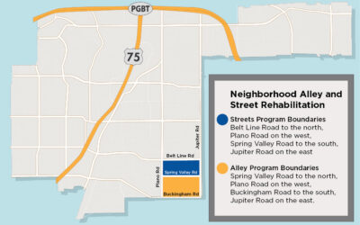 Neighborhood Alley and Street Rehabilitation Work to Begin East/Southeast of Richardson Square Mall Area Next Week 